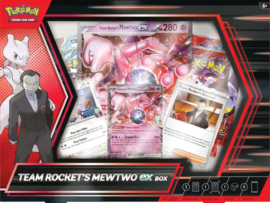 Pokémon Trading Card Game: Team Rocket's Mewtwo ex Box