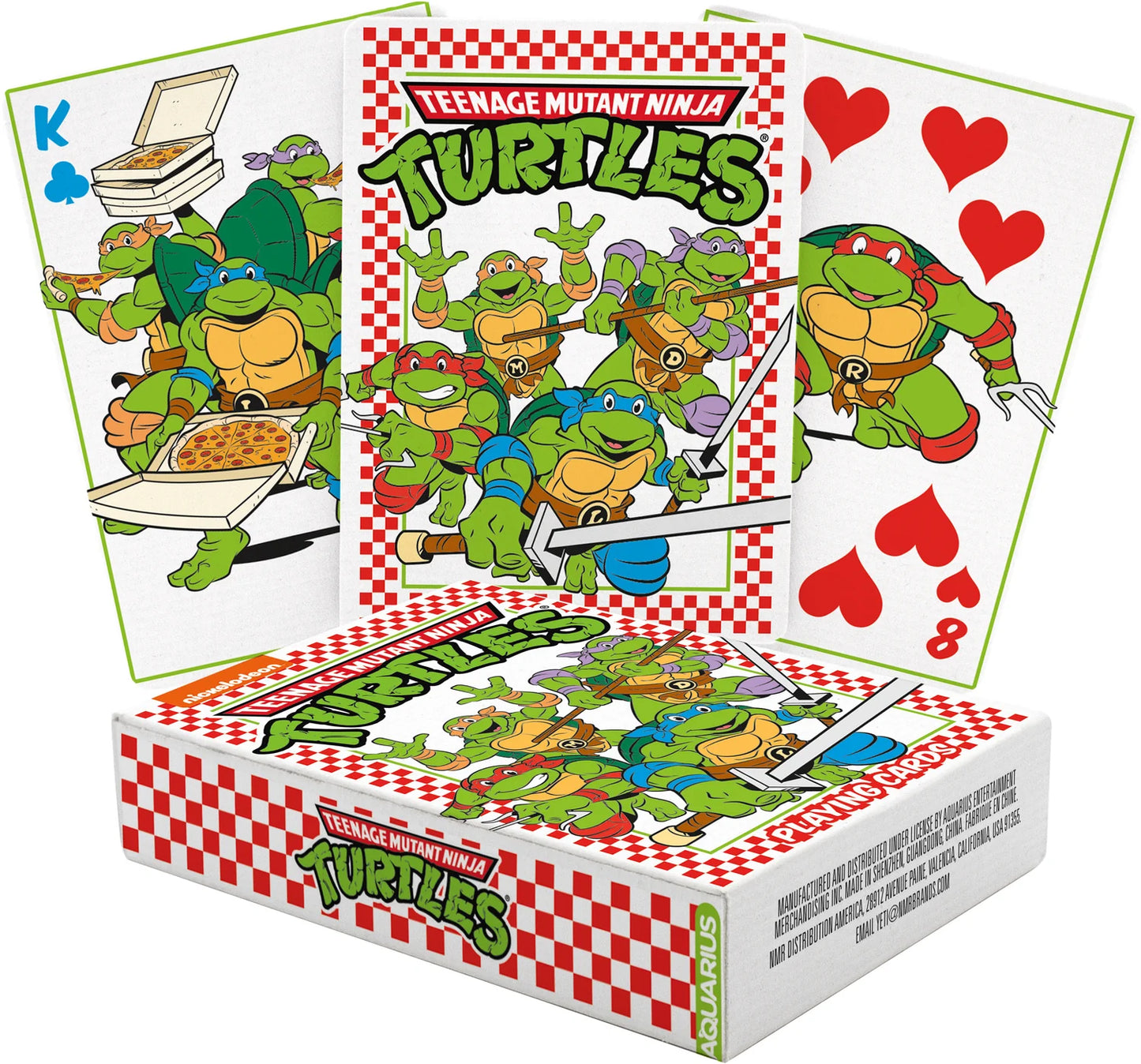 TMNT Pizza Playing Cards