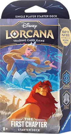 Disney Lorcana - The First Chapter - Starter Deck - Sapphire & Steel Disney Lorcana - The First Chapter - Starter Deck - Sapphire & Steel