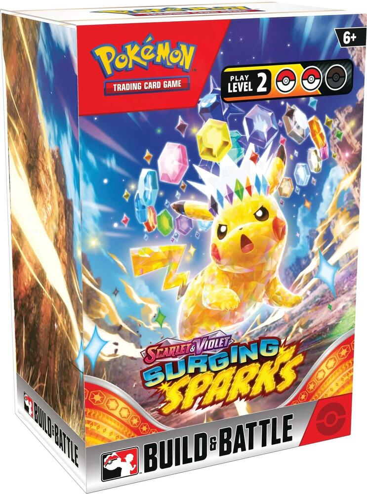 Pokemon - Surging Sparks Build and Battle Box John's Total Ent. Pokemon - Surging Sparks Build and Battle Box John's Total Ent.