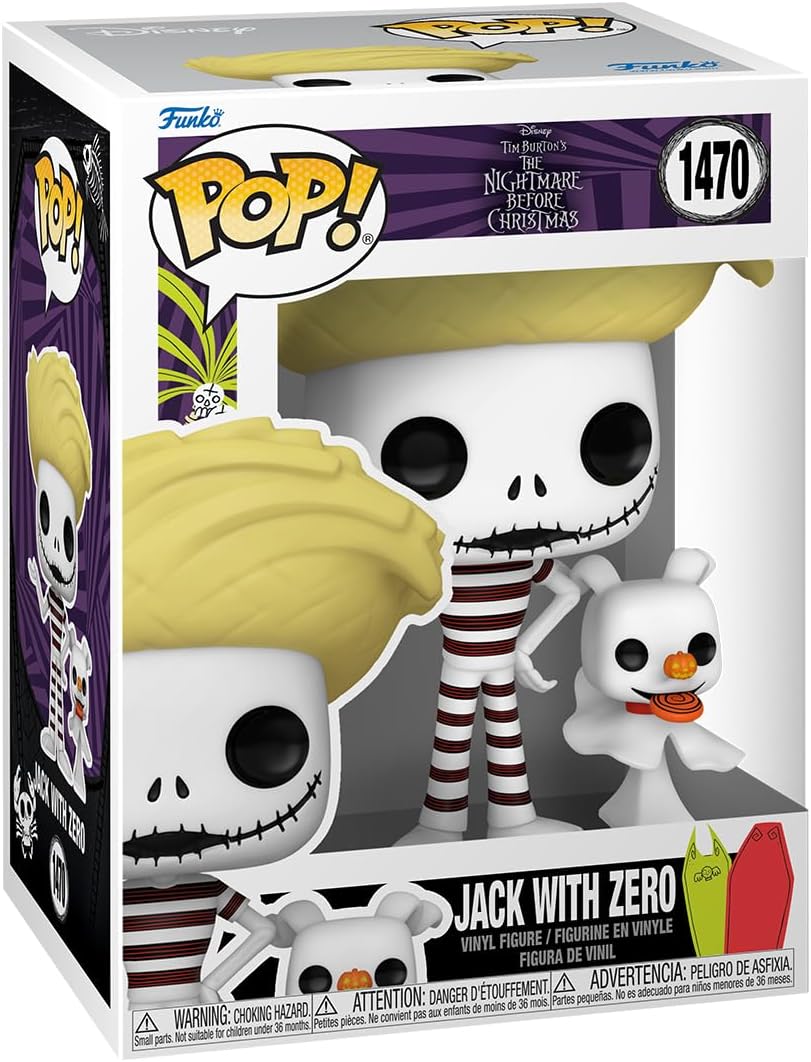 Funko Pop! & Buddy: Disney - The Nightmare Before Christmas, Jack with Zero (Beach)