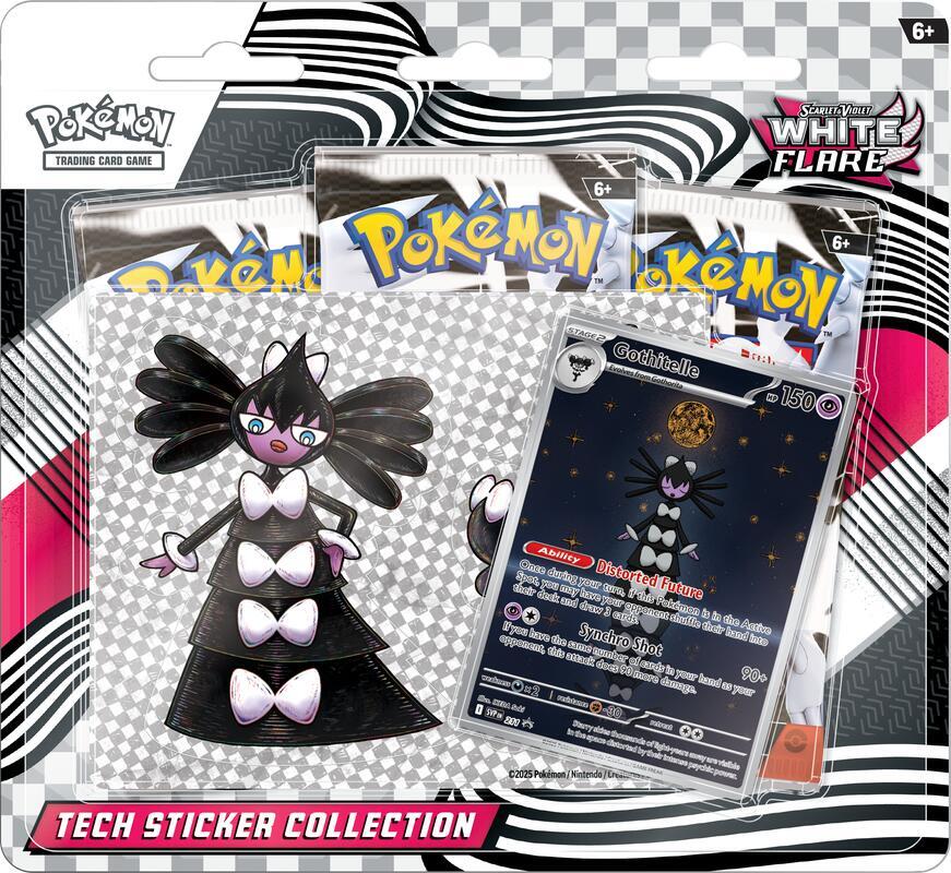 Pokemon -TCG: Scarlet & Violet - White Flare Tech Sticker Collection