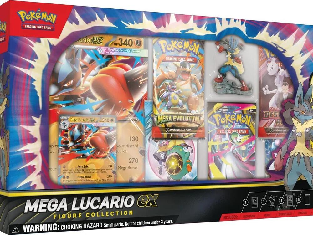 Pokemon -TCG: Mega Lucario EX Premium Figure Collection