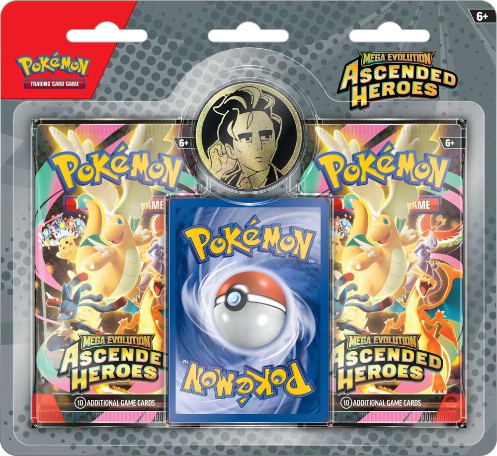 Pokemon -TCG: Mega Evolution: Ascended Heroes: 2-Pack Trainer Collection (Larry)