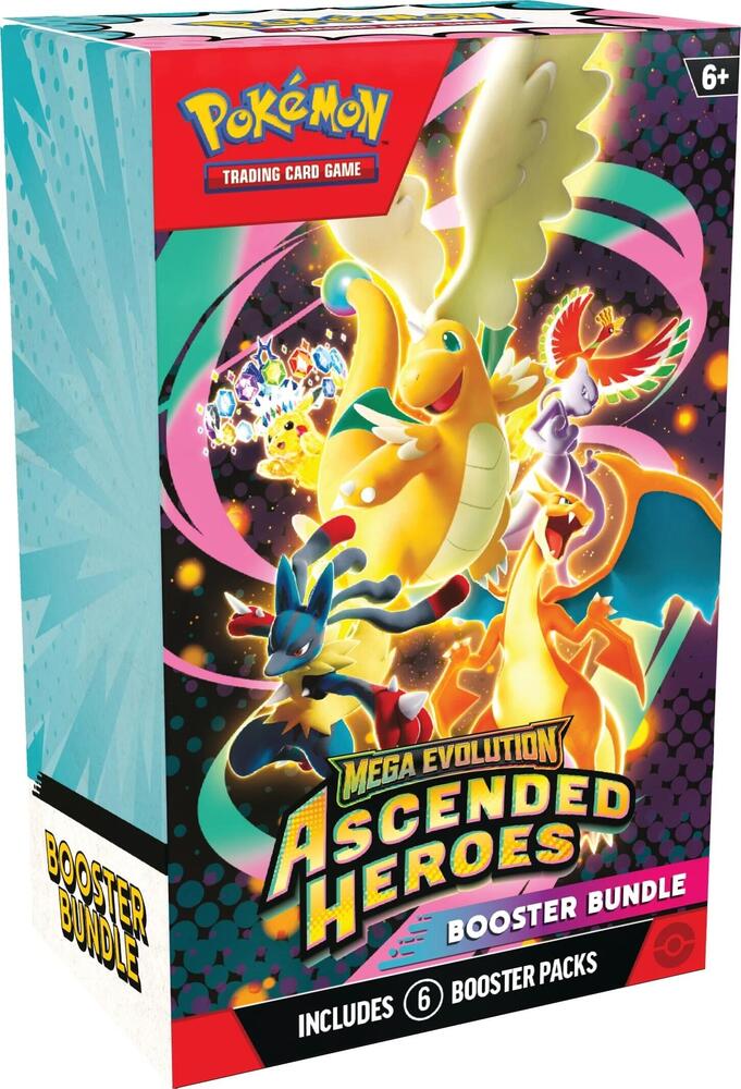 Pokemon -TCG: Mega Evolution: Ascended Heroes Booster Bundle