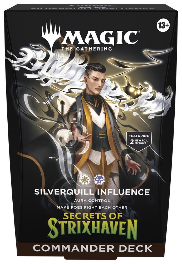 Magic the Gathering - Secrets of Strixhaven Silverquill Influence Commander Deck