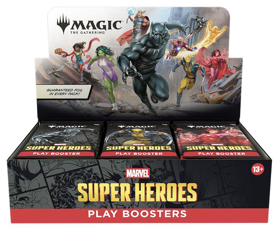 Magic the Gathering - Marvel Super Heroes - Play Booster Display