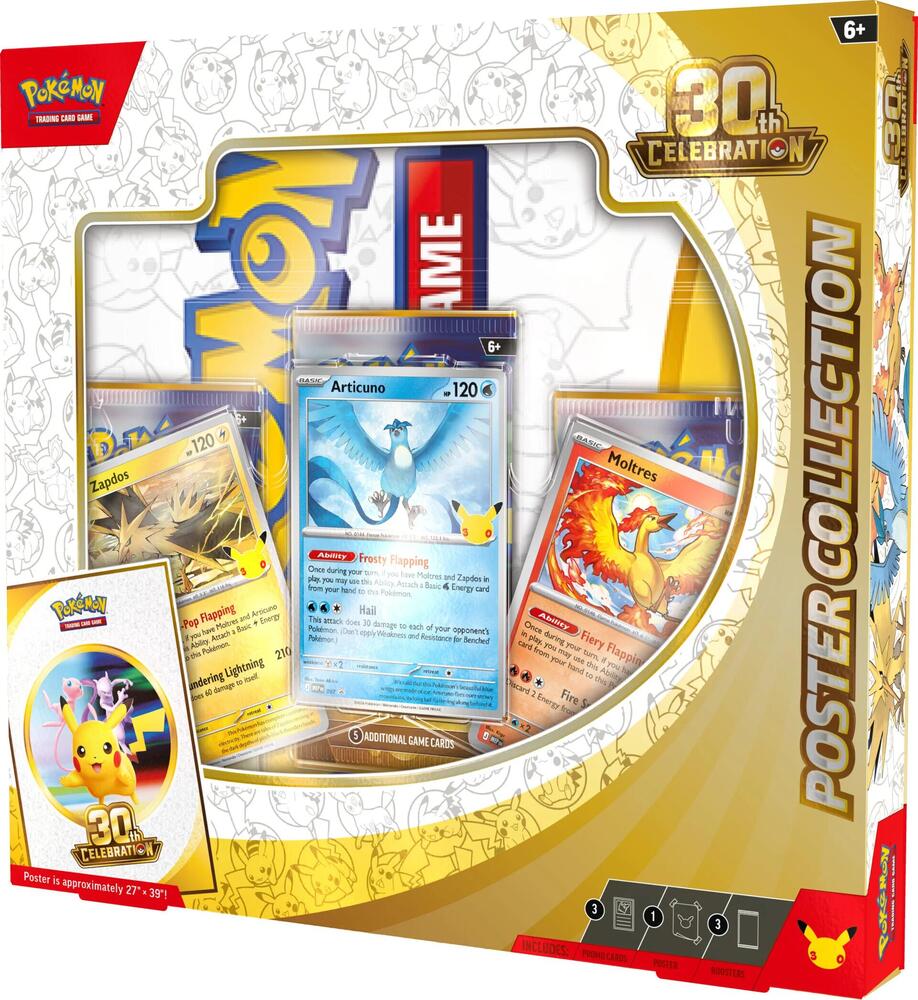 Pokemon -TCG: 30th Celebration- Poster Collection