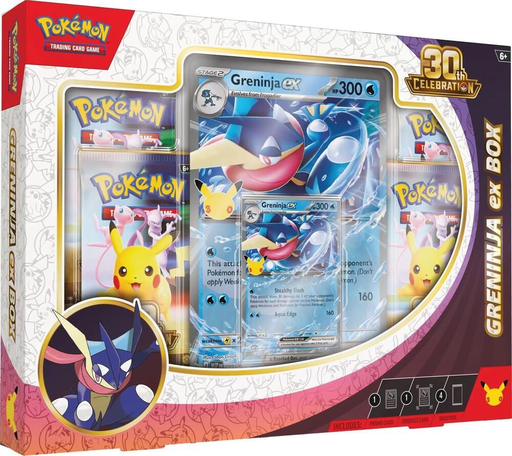 Pokemon -TCG: 30th Celebration- Greninja EX Box