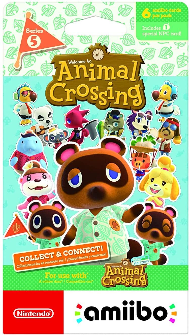 Nintendo - Amiibo - Animal Crossing Cards 6-pack (Series 5)