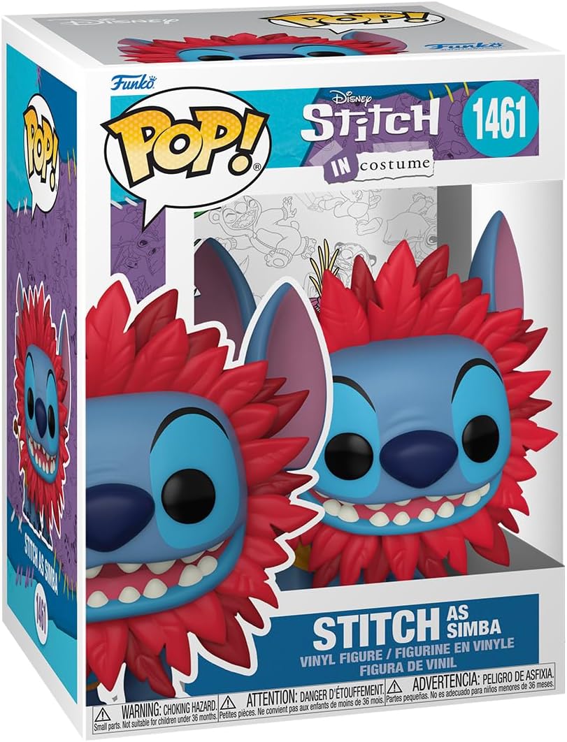 Funko Pop! Disney: Stitch in Costume - The Lion King, Stitch as Simba