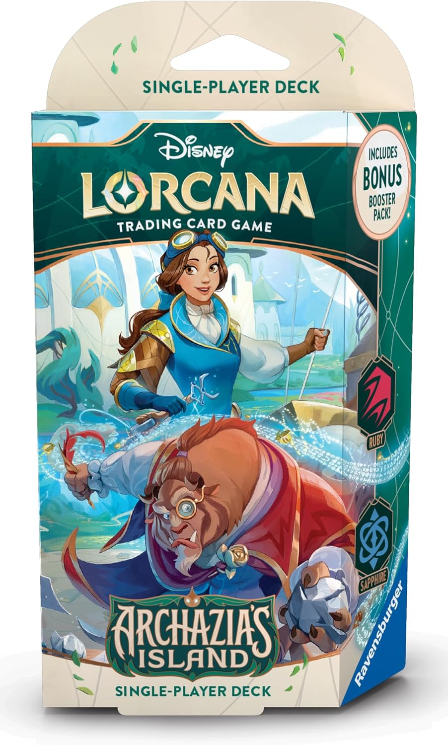 Disney Lorcana: Archazia's Island Starter Deck (Ruby & Sapphire)