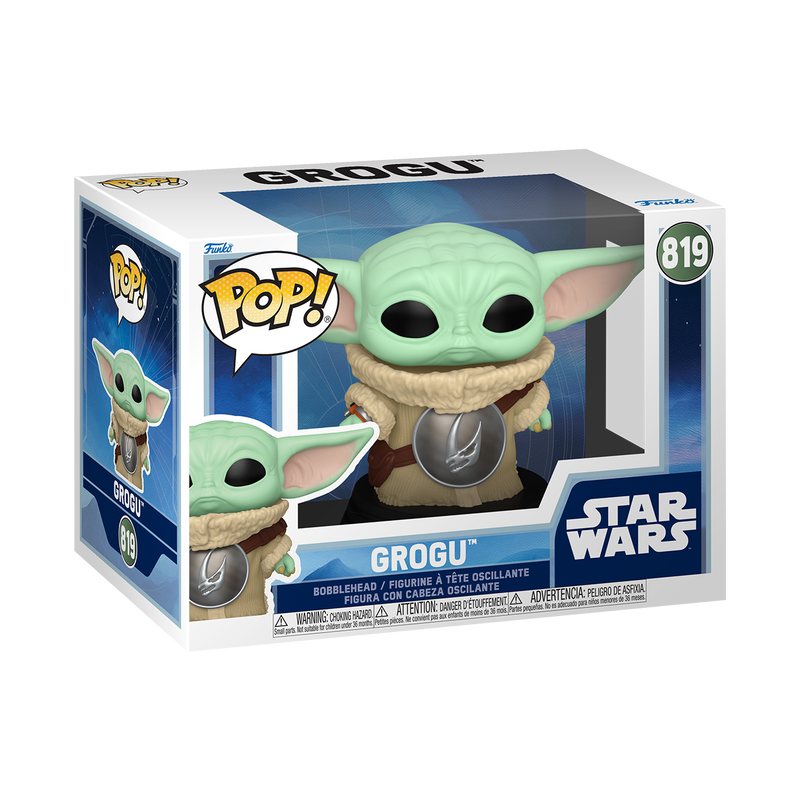 Funko Pop!: Star Wars - Grogu With Mudhorn Chest Armor