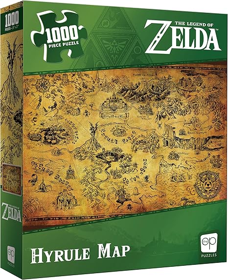The Legend of Zelda - Hyrule Map Puzzle