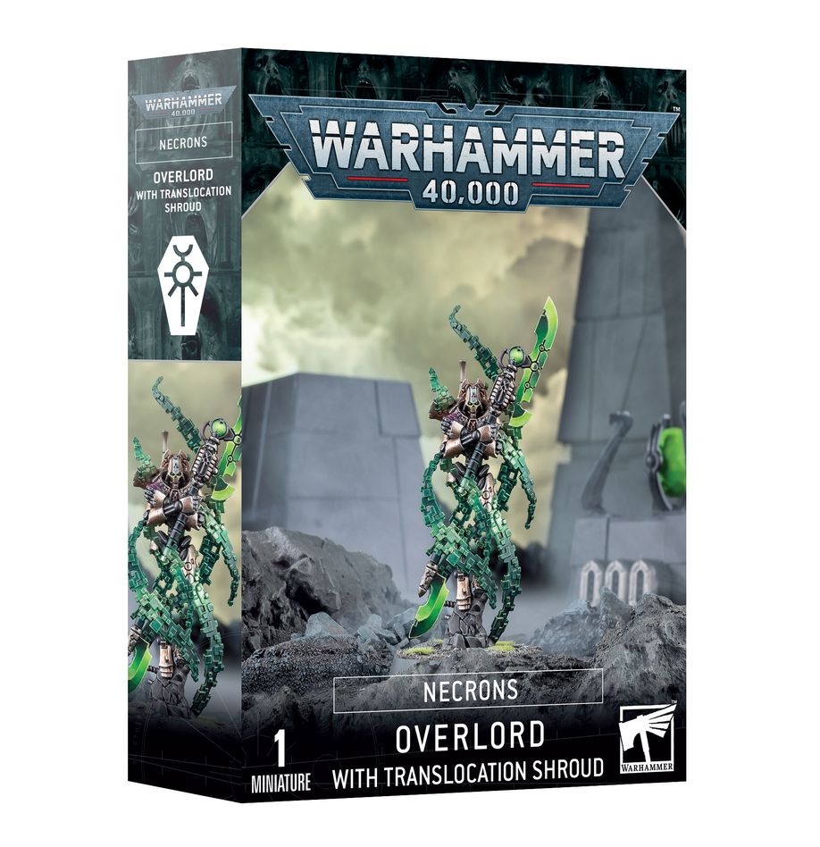Warhammer 40k: Necron: Overlord w/ Translocation Shroud