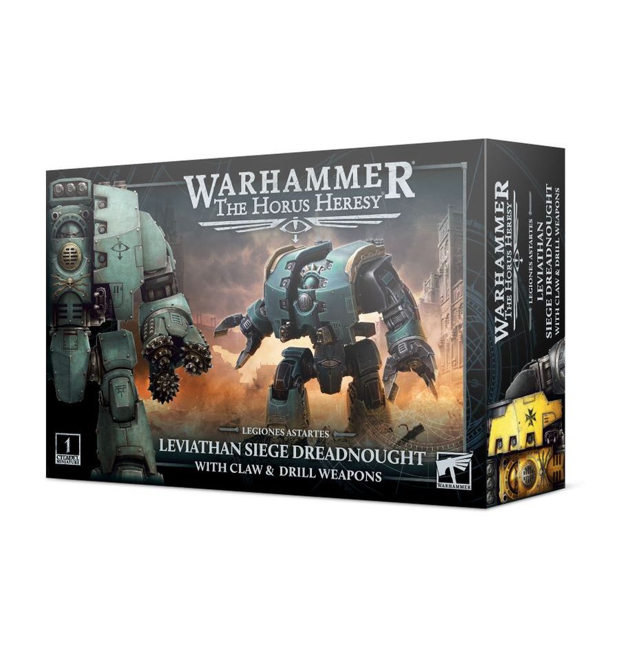 Warhammer The Horus Heresy - Legiones Astartes - Leviathan Siege Dreadnought With Claw & Drill Weapons