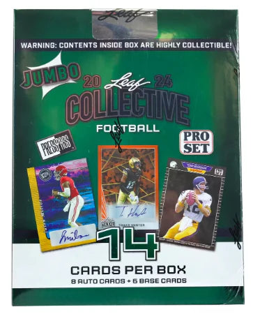 2024 Leaf Collective Football Jumbo Hobby Box