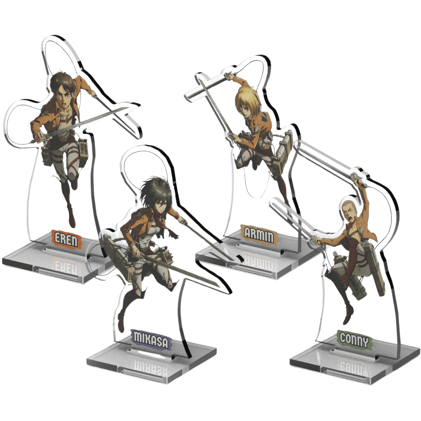 Attack on Titan - Deck Building Game 2DZ Acrylic Standee Pack 1