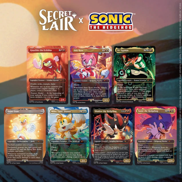 Secret Lair Drop: Featuring - Sonic: Friends & Foes Non-Foil Edition