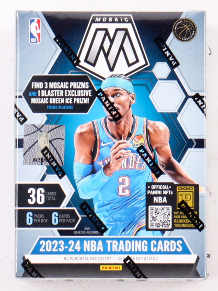 2023-24 Panini Mosaic Basketball Hobby 6-Pack Blaster Box