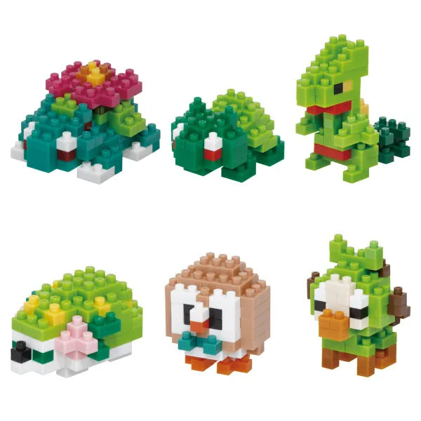 Pokémon Type Grass Set 1 "Pokémon", Nanoblock mininano Series
