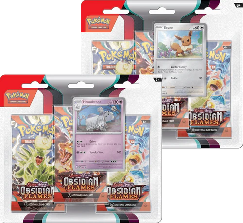 Pokemon - Scarlet & Violet: Obsidian Flames 3 Pack Blister