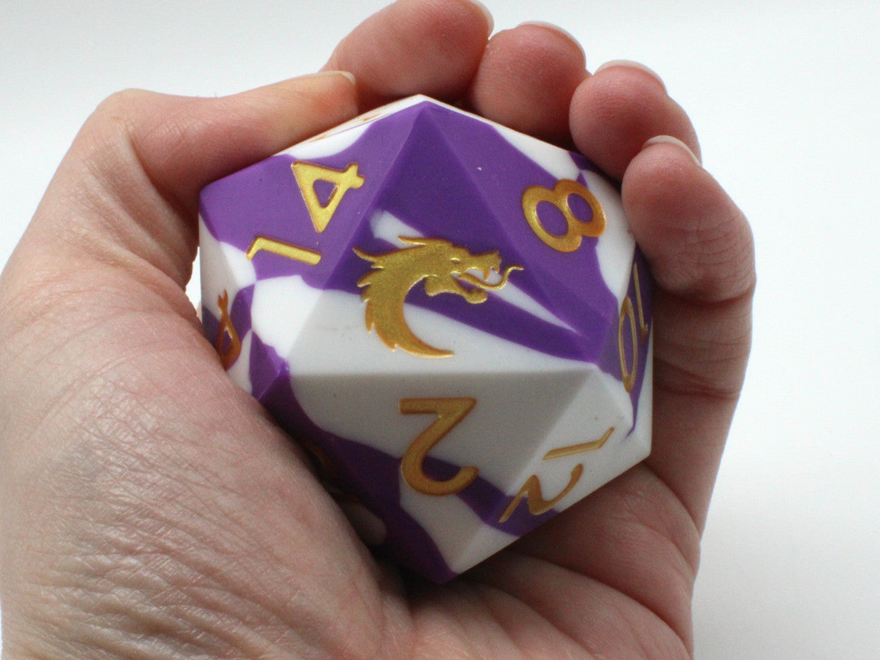 Old School Dice - Silicone 50mm D20