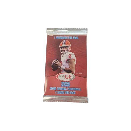 2026 Sage High Series Football Single Hobby Pack