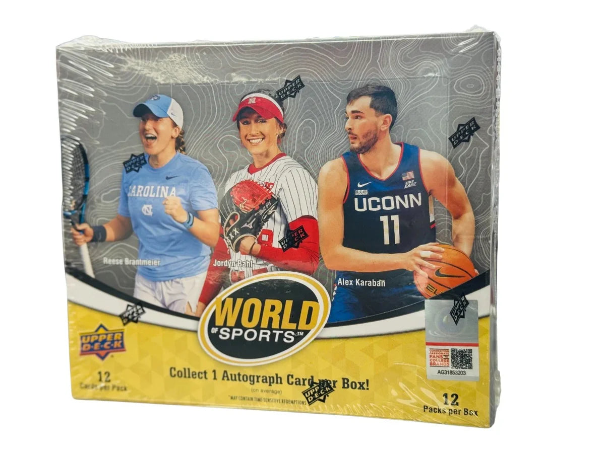 2025 Upper Deck World of Sports Volume 1 Multisport Hobby Box