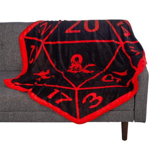 Dungeons & Dragons - Dice Shaped Fleece Throw