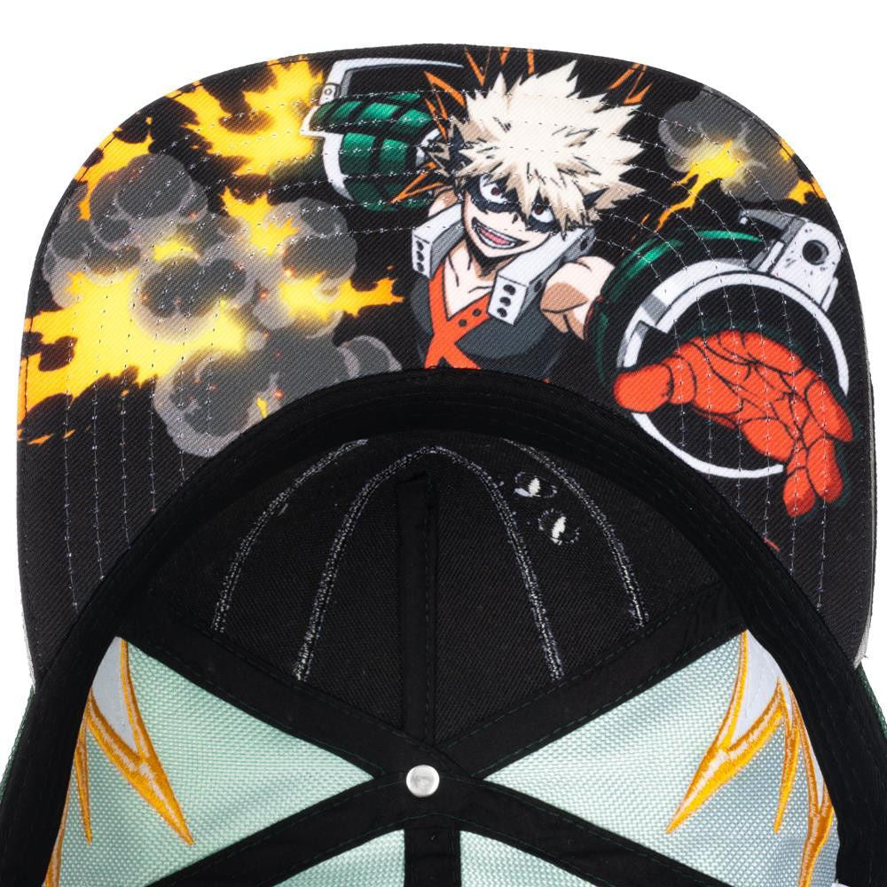 My Hero Academia - Bakugo Suit Up Flat Bill Snapback