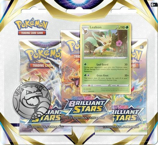 Pokemon - Brilliant Stars 3 Pack Blister