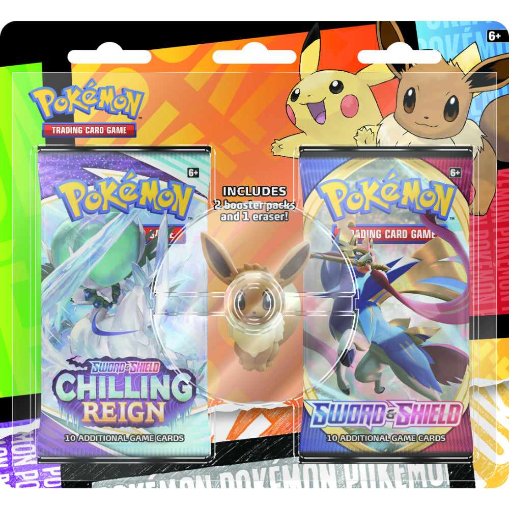 Pokemon - Back to School Eraser Blister