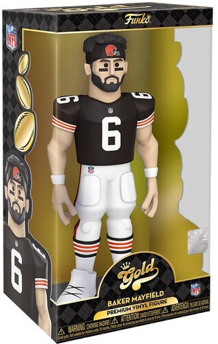 Funko POP! NFL Gold 12": Cleveland Browns - Baker Mayfield