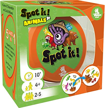 Spot It! Junior Animals Card Game