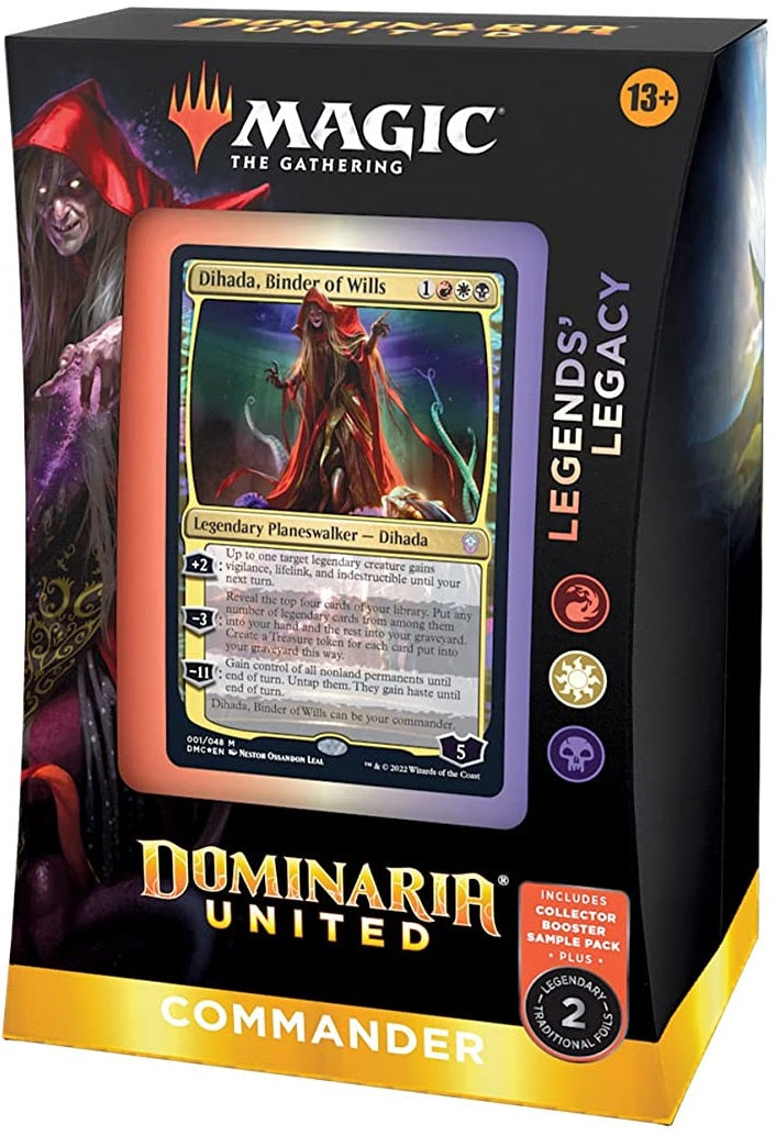Magic the Gathering - Dominaria United Commander Decks John's Total Ent. Magic the Gathering - Dominaria United Commander Decks John's Total Ent.