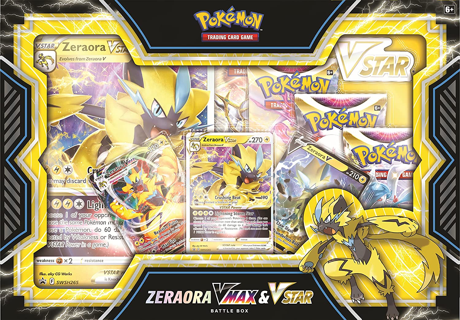 Pokmon - Zeraora VMAX & VSTAR Battle Box John's Total Ent. Pokmon - Zeraora VMAX & VSTAR Battle Box John's Total Ent.