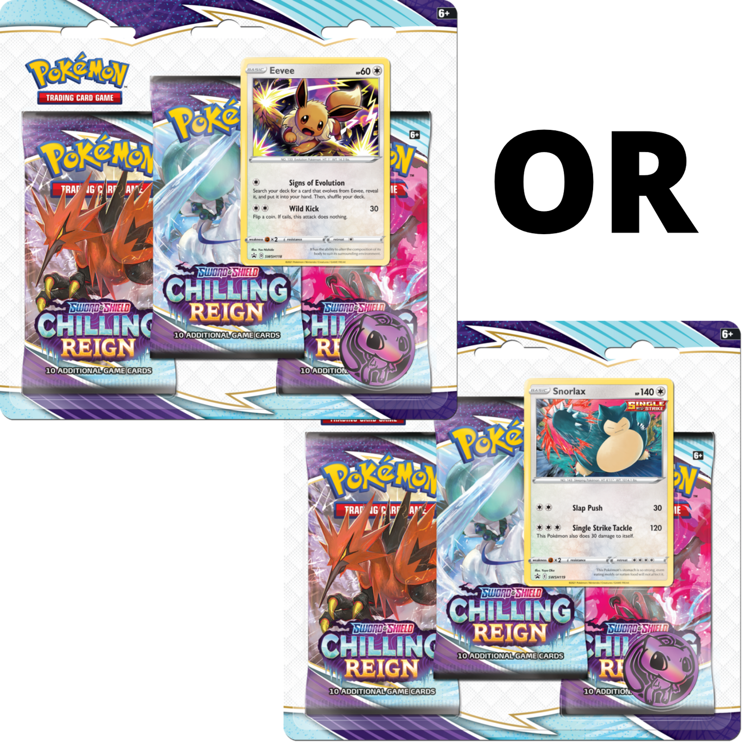 Pokemon - Chilling Reign Blister Pack (3 Boosters)