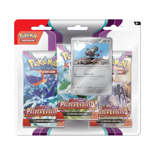 Pokemon - Scarlet & Violet: Paldea Evolved 3 Pack Blister