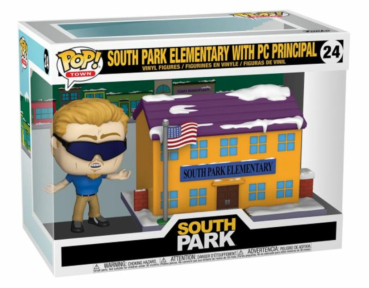 Funko POP Pop! Town: South Park - South Park Elementary w/ PC Principal