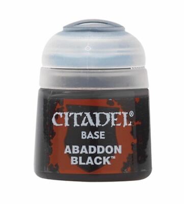 Citadel Base Paint: Abaddon Black