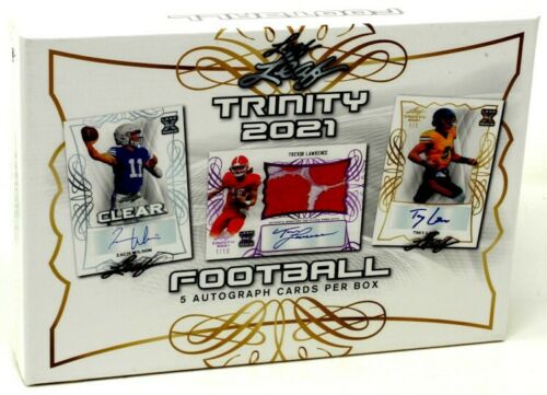 2021 Leaf Trinity Football ( 5autos/box)
