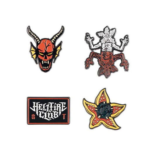 Stranger Things Hellfire Club Lapel Pin Set