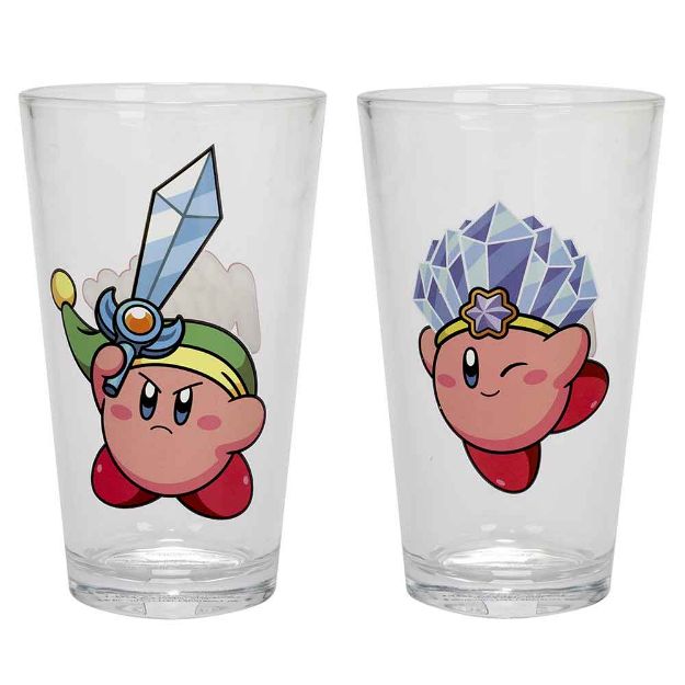 Kirby Abilities 16 oz. Glasses - Set of 2