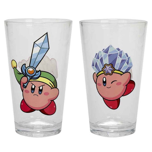 Kirby Abilities 16 oz. Glasses - Set of 2