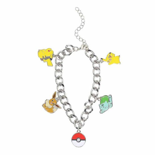 Pokemon Character Multi-Charmed Bracelet