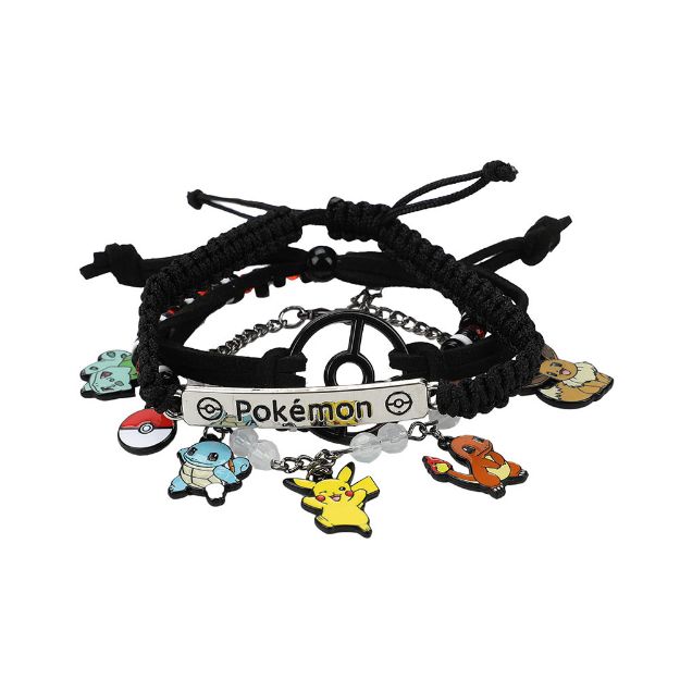 Pokemon Multi-Charmed Bracelet Set