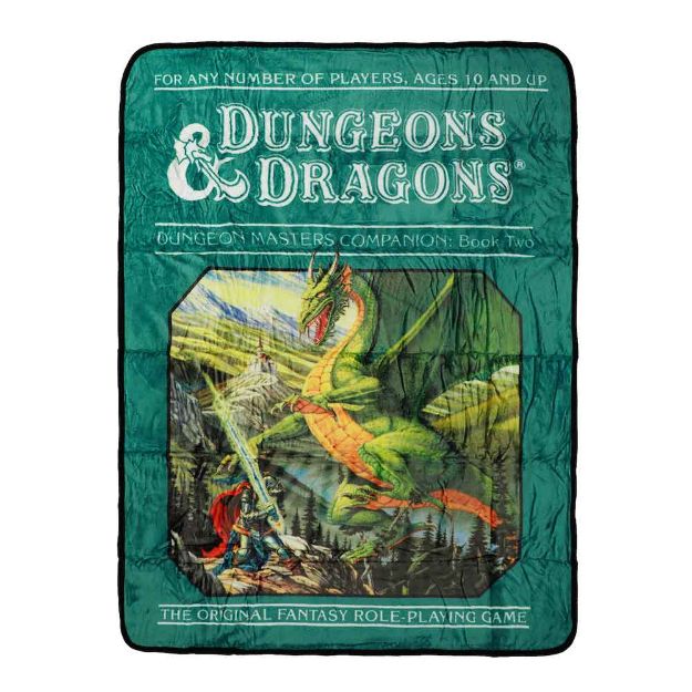 Dungeons & Dragons Vintage Companion Fleece Throw Blanket