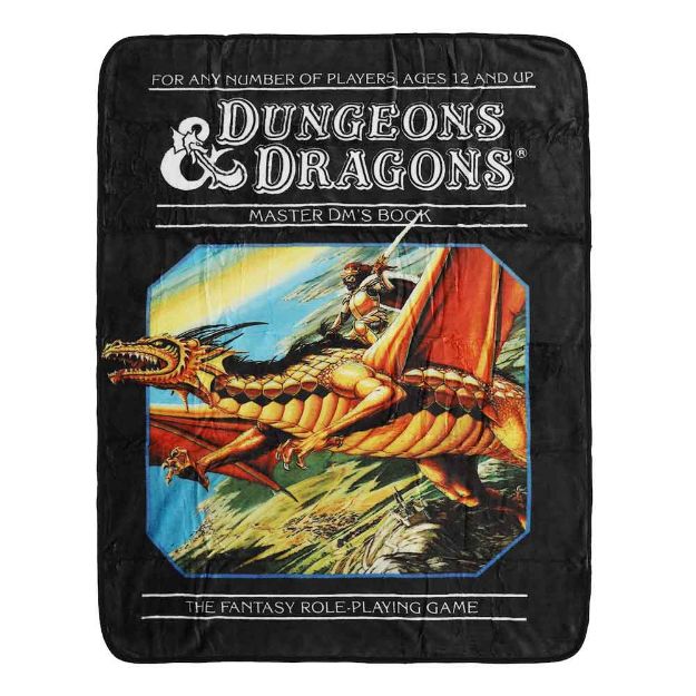 Dungeons & Dragons Vintage Fleece Throw Blanket