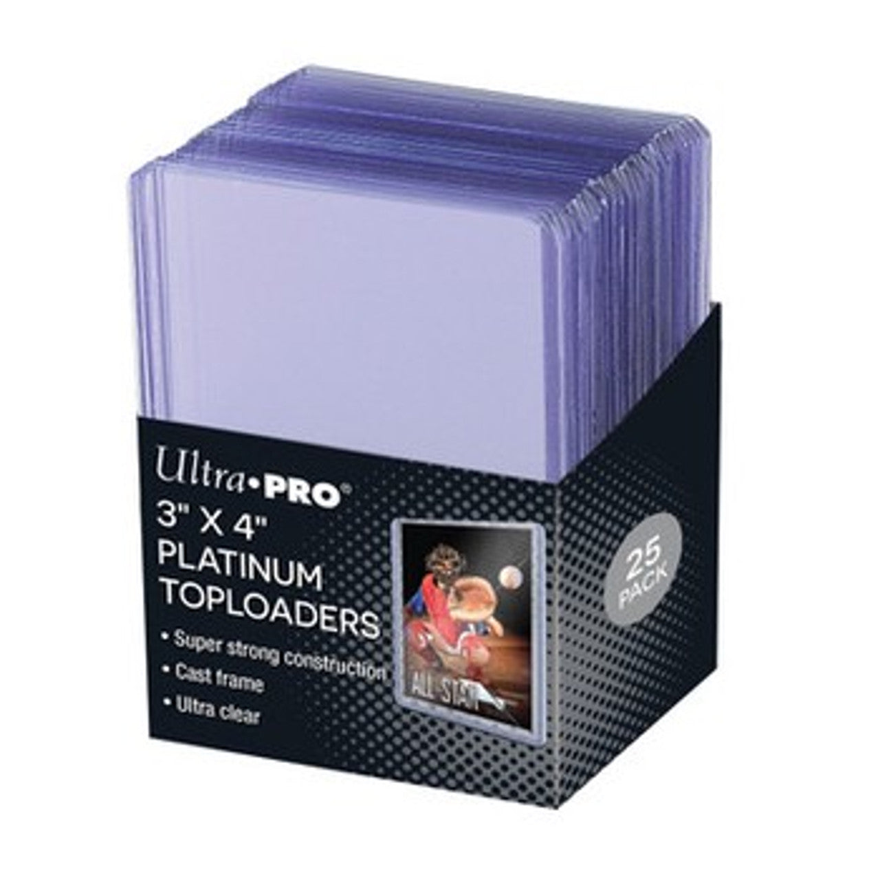 Ultra Pro: 3" x 4" Ultra Clear Platinum Toploaders (25ct)
